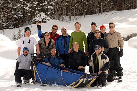 Snowshoeing At The Spray Lakes Canmore Alberta April2011